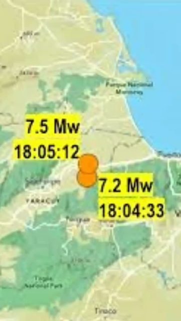 🚨 Doble terremoto sacude a Venezuela: Carabobo en zona cero 🚨
📌(PT: Valencia - Puerto Cabello)

Este miércoles 24 de junio, entre las 6:04 p.m. y las 6:10 p.m., vivimos uno de los eventos sísmicos más fuertes en más de un siglo. No fue un solo temblor, fue un "doblete sísmico" con apenas 39 segundos de diferencia que golpeó directamente a nuestro estado.

Aquí están los datos confirmados de lo que ocurrió:

📉 Las magnitudes y profundidades:

Primer impacto: Magnitud 7.2 a 21.9 km de profundidad.
Segundo impacto (39 segundos después): Magnitud 7.5 a tan solo 10 km de profundidad. "Esta baja profundidad superficial fue lo que desató la extrema fuerza que sentimos."

📍 Daños críticos en Puerto Cabello:

* El Hospital Adolfo Prince Lara tuvo que ser desalojado de emergencia con pacientes en la calle por temor a daños estructurales.
* Colapso parcial en la sede del "antiguo correo" y severos daños en viviendas del "Casco Histórico".
* Paso cerrado en la autopista (sentido Sorpresa - Muelles, a la altura de Boca del Lobo) por desprendimiento de rocas.

🏢 Pánico y caos en Valencia:
Miles de personas tuvieron que evacuar edificios, residencias y centros comerciales en medio de la confusión. La ciudad colapsó ante la caída masiva de los servicios públicos, dejando a una gran parte de la población totalmente aislada.

🔌 Apagón y desconexión total:
El sismo nos dejó a oscuras y desconectados. Gran parte de Carabobo se quedó "sin electricidad, sin señal telefónica, sin internet y sin servicios básicos", aumentando la angustia de no poder comunicarnos con nuestras familias en los minutos más críticos.

¿Tienes fallas en tu sector? ¿Aun se encuentran afectados? 

Contacta a las líneas principales:
- VEN 911: Número universal para atención inmediata
- Protección Civil Valencia: 0412-827.42.52.
- Protección Civil Carabobo: 166.
- Bomberos Carabobo (Estación Principal): 0424-402.21.60.
#terremoto #valencia #puertocabello #venezuela #ultimahora