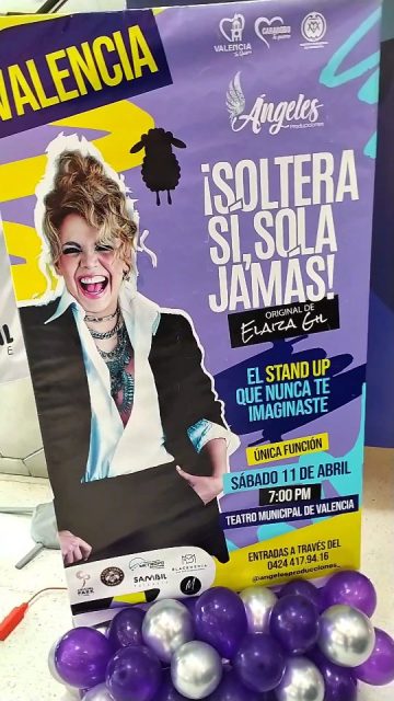 ¡Estar soltera no significa estar sola! 💅

✨ La talentosa Elaiza Gil @elaizagild llega a Valencia este 11 de abril con su exitoso monólogo "SOLTERA SÍ, SOLA JAMÁS". 🎭 @solterasisolajamas 

Una noche cargada de risas, verdades sin filtro y cero tabúes en el Teatro Municipal @teatromunicipaldevalencia No es solo para solteros, ¡es una terapia de humor para TODOS! 

¿Te lo vas a perder? Dale un regalo a tus emociones y ven a reír en grande. 🎟️❤️ Adquiriendo tus entradas con @angelesproducciones_

Gracias a @muria.comunicaciones por la invitación y a @tusambilvln por prestar sus espacios para la rueda de prensa #SolteraSiSolaJamas 🔥

#ElaizaGil #TeatroMunicipalDeValencia #ValenciaCarabobo #TeatroVenezolano