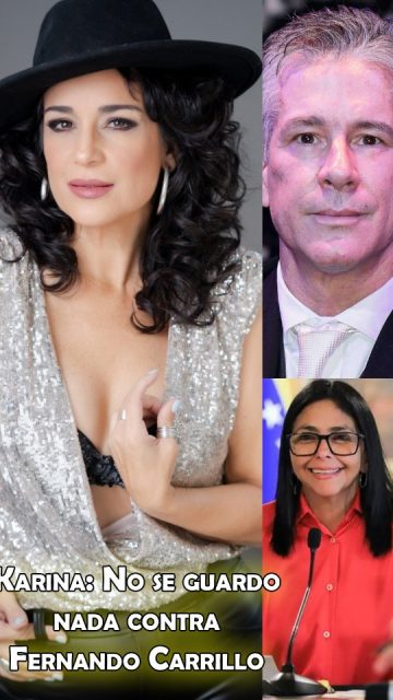 🚨 ¡Guerra de palabras! Karina no se guardó NADA contra Fernando Carrillo 😱🇻🇪

La querida cantante venezolana Karina protagonizó un tenso cruce en televisión con el actor Fernando Carrillo, desatando una gran polémica por sus posturas políticas sobre Venezuela. ¡Te resumimos los dardos más fuertes que lanzó la artista! 👇

💥 "No tiene carrera": Karina fue tajante al afirmar que Carrillo se inventó su actual faceta política simplemente porque ya no tiene una carrera artística que defender en el medio.

💸 Oportunismo puro: Lo tachó de "interesado" y "enchufado". Aseguró que ni siquiera es un chavista por convicción, sino que está ahí por conveniencia económica (afirmando que "por plata baila el perro").

🌀 "Habla desde la fantasía": La cantante cuestionó duramente el estado en el que el actor da sus declaraciones, sugiriendo que se le ve "fuera de la realidad" y con una vehemencia que no es normal.

👑 Defensa de su legado: Luego de que Carrillo intentara minimizar su trayectoria musical diciendo que solo tenía "dos canciones pegadas", Karina respondió con contundencia: "Soy un ícono, no tengo que justificarme con nadie".

🇻🇪 Postura firme: Aprovechó para reafirmar su apoyo a la transición democrática en Venezuela, destacando su confianza en María Corina Machado y Edmundo González.

Karina dejó claro que ella vive de su música y su talento, marcando una enorme distancia con el actor.

🗣️ Y tú, ¿qué opinas de las contundentes palabras de Karina? ¡Te leo en los comentarios! 👇💬

#Karina #FernandoCarrillo #Venezuela #FarandulaVenezolana #NoticiasEntretenimiento