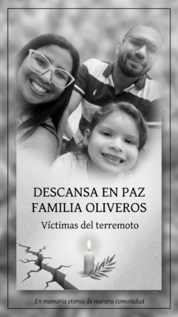De acuerdo con los reportes oficiales y la información transmitida por el periodista Sandino Yaguare @sandinoyaguare se confirma el doloroso desenlace y la lista de víctimas identificadas. Es importante corregir los datos previos sobre la familia Oliveros de Guacara, quienes lamentablemente fueron hallados sin vida en su totalidad: se trata del Dr. Luis Fernando Oliveros (médico, 38 años), su esposa Yeluismar López (35 años) y su pequeña hija Fernanda Oliveros (6 años).

Asimismo, aclaramos que el video difundido el día de ayer, en el cual se aseguraba de forma totalmente falsa por algunas redes, que el Dr. Oliveros había sido rescatado con vida, es completamente erróneo

A continuación, se detalla la lista oficial de las personas fallecidas reflejadas en el reporte:

* Algemiro Antolone — 56 años, nacionalidad extranjera
* Guadalupe Pescales
* Alejandro Ure — 28 años
* Ángel Carmona — 39 años
* Carla Bello — 60 años
* Yonathan Zambrano — 35 años
* Enrique Díaz — 68 años, padre de Raúl Díaz
* Raúl Díaz — 28 años, oriundo de Morón
* Luis Fernando Oliveros — médico, 38 años, de Guacara
* Yesluismar López — 35 años, esposa del Dr. Oliveros, de Guacara
* Fernanda Oliveros — 6 años, hija del matrimonio, de Guacara

Desaparecida:
Natalie Fernández (34 años)

Al menos 33 lesionados trasladados.
🎤📝 @sandinoyaguare
#FamiliaOliveros #LaMarSuite #InformacionVerificada #SandinoYaguare #notícias