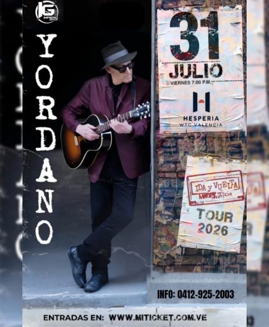 Ya puedes adquirir tu entrada a YORDANO @yordanodimarzo 

¿Dónde?
🎟️: www.miticket.com.ve

Inicia la preventa del concierto de Yordano en Valencia 

📍: @wtchesperiavalencia
🎬: @imperiogroup._
📝: @muria.comunicaciones