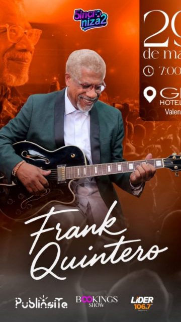🎸 ¡VALENCIA SE PREPARA PARA UNA CONEXIÓN INOLVIDABLE! 🎤

El maestro Frank Quintero (@frank.quintero ) regresa a los escenarios de nuestra ciudad con su renovada propuesta “Conexión en Vivo”. En esta ocasión, se une al talento y la frescura de la banda valenciana Los Perita (@losperita_ ) para ofrecer una noche cargada de éxitos, energía y una nueva perspectiva sonora. 🎶✨

🗓 ¿Cuándo? Próximo 29 de mayo.
🕖 Hora: 7:00 p.m.
📍 Lugar: GH Hoteles Guaparo INN (@ghhoteles ).

Disfruta de un abre boca en nuestro canal de YouTube LaLocura Network 🎥

Bajo la producción de @publinsite y @bookingsshow , este encuentro musical promete ser una experiencia única donde las generaciones se fusionan para mantener viva la mejor música venezolana. ¡No te quedes fuera de esta noche mágica! 🎫

🔗 Descubre todos los detalles, vídeo y cómo adquirir tus entradas visitando: www.lalocura.com

🗞 Prensa: @muria.comunicaciones
📸🎥 Fotografía y Video: @kchaffardet

#FrankQuintero #LosPerita #Valencia #ConexionEnVivo #LaLocuraNetwork