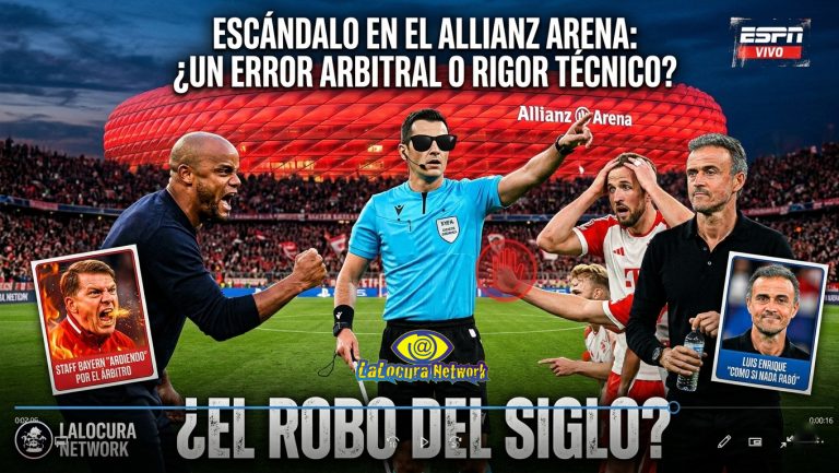 ESCÁNDALO EN EL ALLIANZ ARENA: ¿UN ERROR ARBITRAL O RIGOR TÉCNICO? EL PSG ES FINALISTA EN MEDIO DEL CAOS