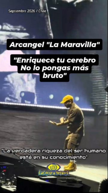 Arcángel dejó las cosas claras en su más reciente concierto 🎤. 

Durante su presentación, el cantante se tomó un momento para hablar sobre la actual moda de "farmear auras", y su mensaje no pudo ser más directo. 

Advirtió que donde vea a alguien presumiendo de eso, la reacción será contundente: "le meto una patada voladora y le voy enseñando a farmear aura de verdad" 🥋🔥

Pero más allá de la actitud, soltó una gran lección. Pidió a la juventud que deje atrás las simples apariencias de internet y que mejor se dediquen a "farmear lectura y conocimiento" 📚💡

Para él, el verdadero peso de una persona no se encuentra en una tendencia digital, sino en lo que alimenta su mente. 

"Enriquezcan el cerebro", afirmó, invitando a todos a cultivar su intelecto en lugar de seguir modas vacías de internet 🚀

📢📌 @arcangel
📝 @lalocuracom
#Arcangel #FarmearAura #Lectura #Conocimiento #MusicaUrbana